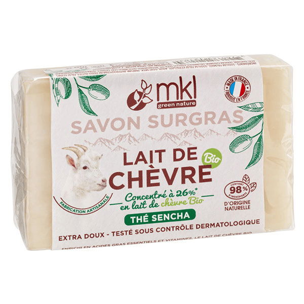 Lait de Chèvre Savon Surgras Thé Sencha 100g