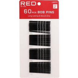 Bob PinS 2 Long Lasting & Secure Grip Black 60uts