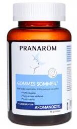 Pranarôm Aromanoctis Sommeil Lavande Vraie 60 Gommes - Flacon