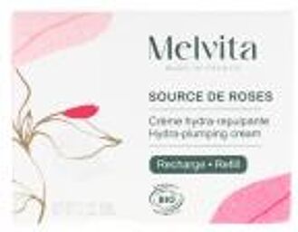 Source de Roses Crème Hydra-Repulpante Recharge Biologique 50 ML - Pot 50 ml