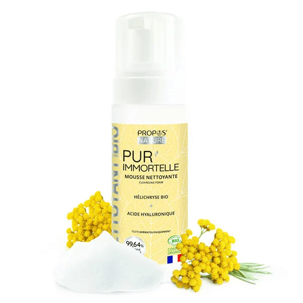 Mousse nettoyante Pur'Immortelle Bio 150ml