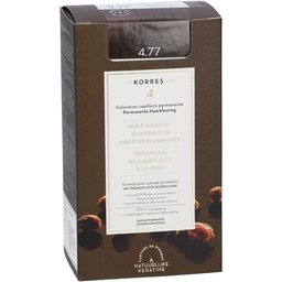 Huile d'argan Coloration Permanente Chatain Naturel Marron Intense 4.77