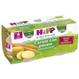 Bio Omog Carottes/Pat 2X80G