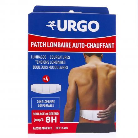 Patch Auto-Chauffant 8h lot de 4 - lombaire