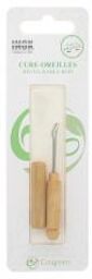 Cure-Oreilles Réutilisable Inox & Bois - Blister 1 cure-oreilles