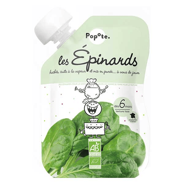 Les Légumes Gourde Epinards +6mois Bio 120g