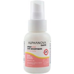 Alphanova Santé Spray Bébé Anti Moustiques Spécial Textile 50ml