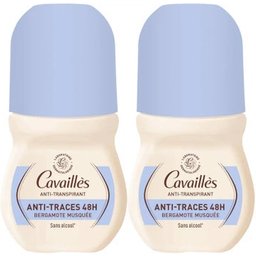 Déodorant Anti-Transpirant Anti-Traces 48h Bergamote Musquée 2X50ml