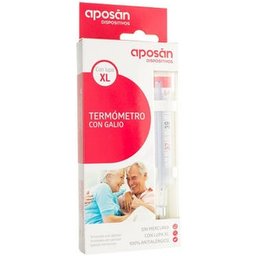 Aposán Thermomètre à Gallium avec Loupe XL 1ut