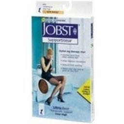 long stocking (A-F) lacet normal compression normale noir taille 4