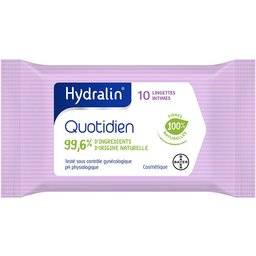 Hydralin® Quotidien lingettes intimes
