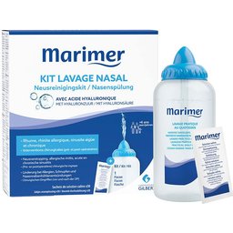 Kit de lavage nasal et de décongestion du nez - Kit Flacon + 30 Sachets