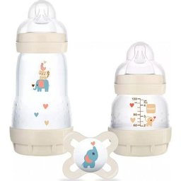 Set Biberons 2 Unités + Sucette +0m Neutre