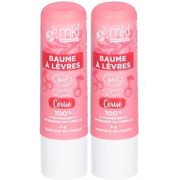 Mkl Baume Lèvres Certifié BIO - Cerise
