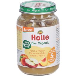 Pomme et pêche bio