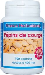 HUILE COURGE 100 capsules dosées à 420 mg