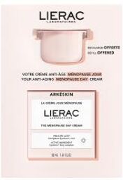 Arkéskin La Crème Jour Ménopause Nourrit Raffermit 50 ml + La Crème Jour Ménopause Nourrit Raffermit Recharge 50 ml Offerte - Lot 2 produits