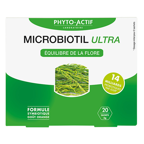 Probiotiques Microbiotil Ultra 20 sachets