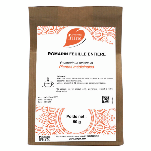 Vrac Romarin Feuille Entière 50g