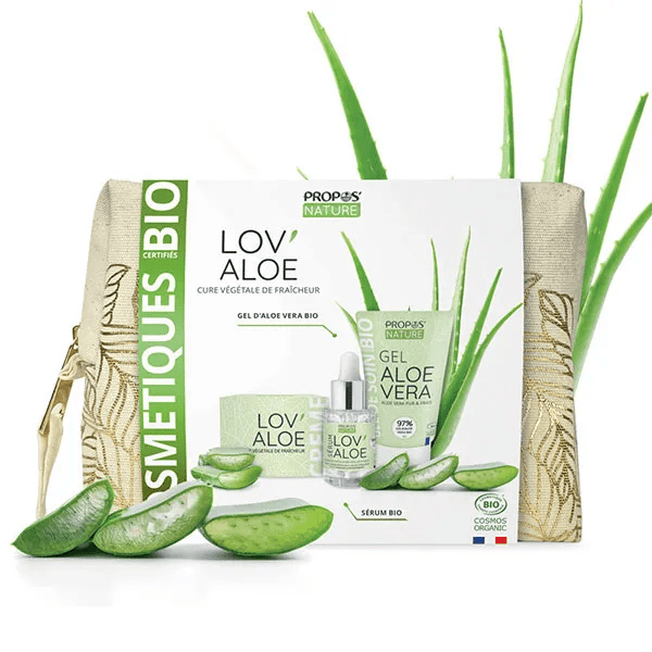 Trousse Lov'Aloe 3 soins Bio hydratants à l'Aloe Vera