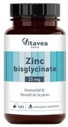 Zinc Bisglycinate Immunité & Beauté de la Peau 60 Unités - Pot 60 gélules de 0,30 g