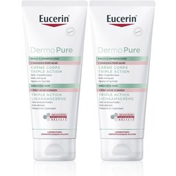 DermoPure Crème Corps Triple Action Soins anti imperfections 200 ml