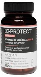 Synactifs D3 Protect® - Immunité - Vitamine D3 Magnésium et Zinc - 60 Gélules - Pot 60 gélules