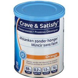 Crave & Satisfy Protéines Diététique Orange
