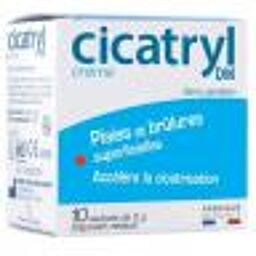 Cicatryl DM Crème Plaies et Écorchures 10 x 2 g - Sachet 10 sachets de 2 g