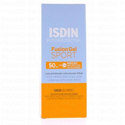 Fotoprotector fusion gel SPF50+ sport peau humide flacon 100ml