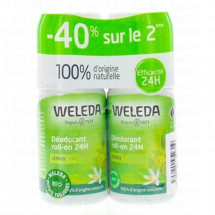 Déodorant Roll-on Citrus lot de 2