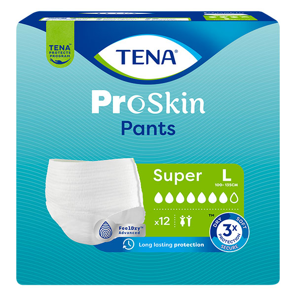 Proskin Pants Sous-Vêtement Absorbant Super Taille L 12 unités