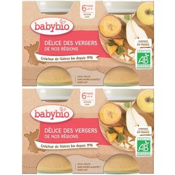 Délice DES Vergers DE NOS Régions dès 4 mois