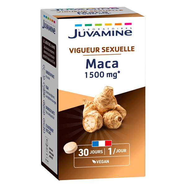 MACA 1500 mg Vigueur Sexuelle 30 comprimés