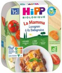 Lasagnes à la Bolognaise 15M+ Bio 250 g - Plat 250 g