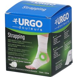Strapping Bande élastique adhésive de contention 2,5 m x 3 cm