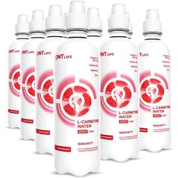 Qnt H2O L-Carnitine Eau Immunité Framboise