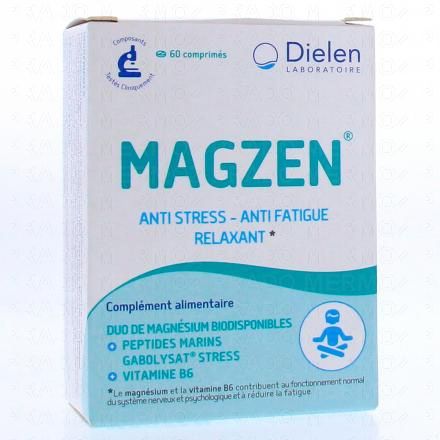 Magzen - Anti stress, anti-fatigue, relaxant x60 comprimés