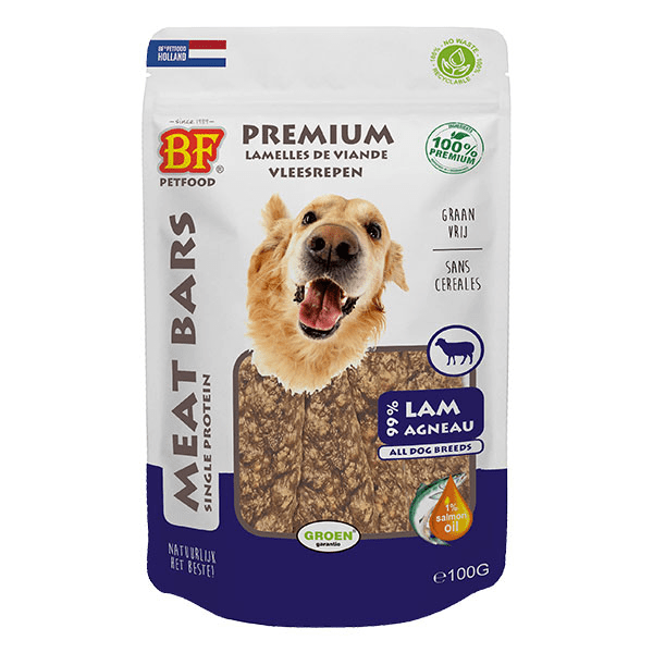 - Biofood Lamelles de viande à l'agneau 100g