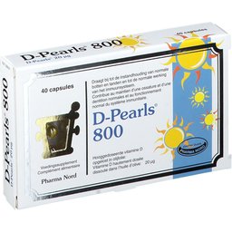 D-Pearls 800 | vitamine D | Immunité + Os & dents