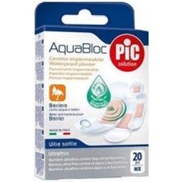 Pic Aquabloc avec bactéricide Pansement adhésif rond 22,5 mm 2 2