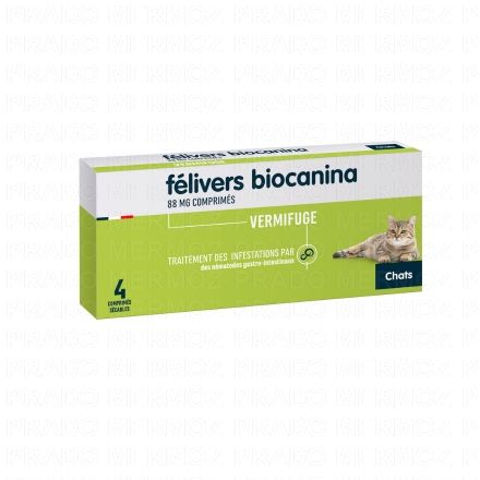 Vermifuge - Félivers boîte 4 comprimés