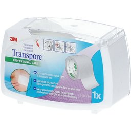 3M™ Transpore™ Sparadrap plastique microperforé 5 m x 2.5 cm