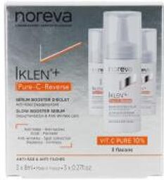 Iklen+ [Pure-C-Reverse] Sérum Booster d'Éclat Lot de 3 x 8 ml - Flacon compte goutte 3 x 8 ml