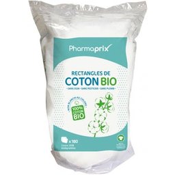 Rectangles de Coton Bio 180unts
