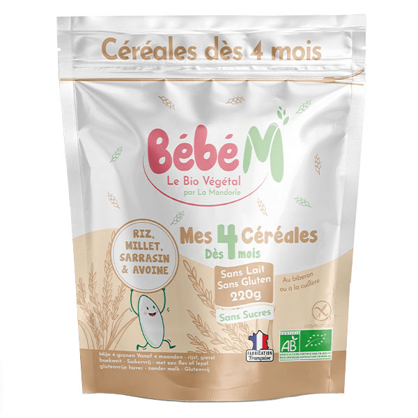 Mes 4 Céréales dès 4 mois Bio 220g