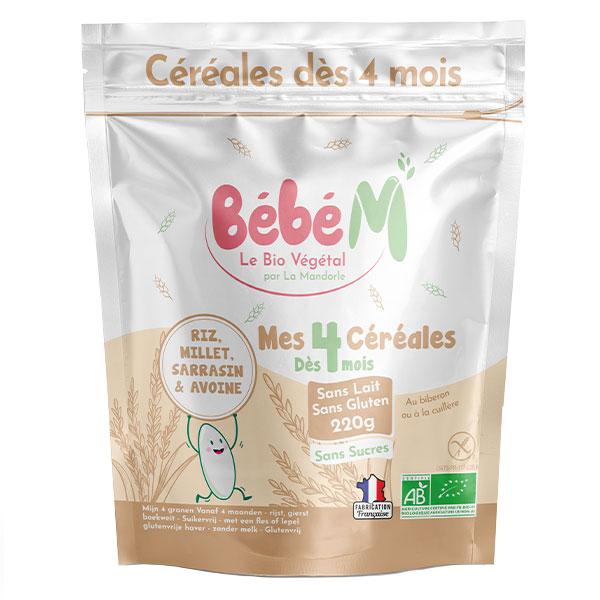 Mes 4 Céréales dès 4 mois Bio 220g