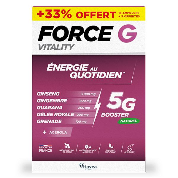 Force G Vitality Bio Energie au quotidien 20 ampoules