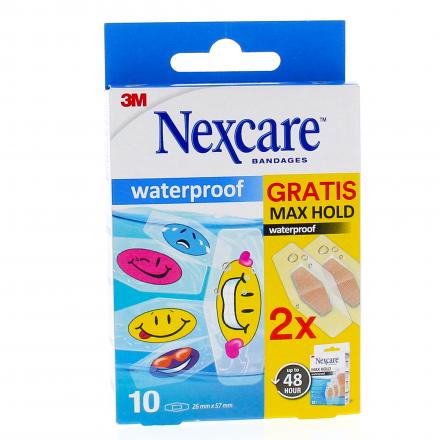 Pansements waterproof smiley x10