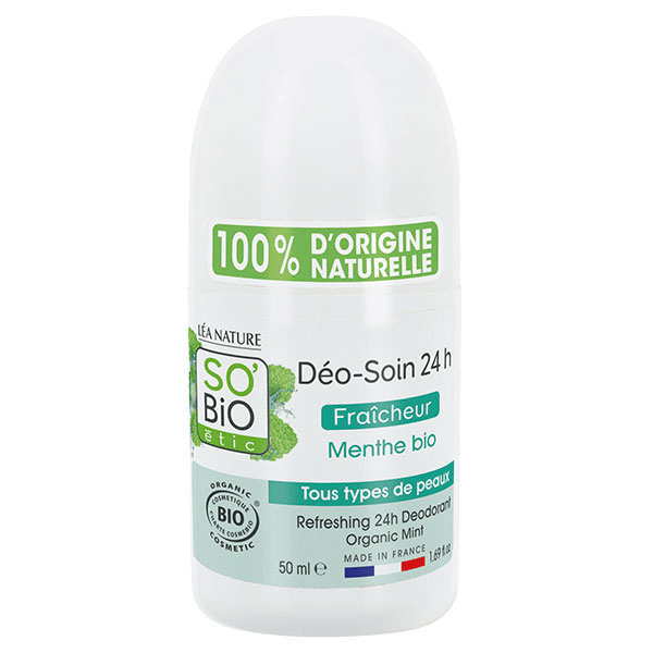 So'Bio Étic Déo-Soin Fraîcheur Menthe Bio 50ml